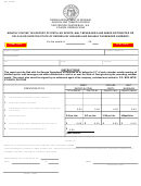 Form Att-131 - Monthly Excise Tax Report Of Distilled Spirits, Malt Beverages And Wines Distributed Or Sold In Or Over The State Of Georgia By Airlines And Railway Passenger Carriers