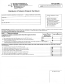 Form Mt-203-mn - Distributor Of Tobacco Products Tax Return - 2010
