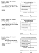 Return Of Income Tax Withheld Form (2009) - Canton - Ohio