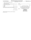 Form Sw-1 - Employer's Return Of Tax Withheld - Stow - Ohio