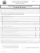 Clean Energy Technology Exclusion Worksheet For Payroll Tax