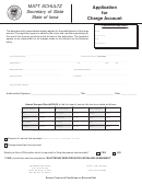 Form 635_0091 - Application For Charge Account - 2009
