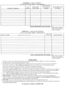 Schedule A - Rental Property Form