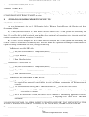 Form Pb040 - Minority Participation Affidavit