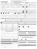 Fillable Vehicle Application - State Of Louisiana Printable pdf