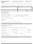 Form Hud-301 - Request And Payment For Labels - 2009