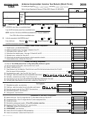 Fillable Arizona Form 120a - Arizona Corporation Income Tax Return (Short Form) - 2005 Printable pdf