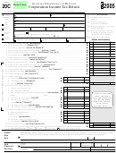 Fillable Form 20c - Corporation Income Tax Return - 2005 Printable pdf