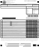 Utility Users Tax Statement Form - San Francisco Tax Collector