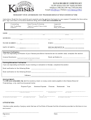 Request For Licensure Or Training/education Verification Form