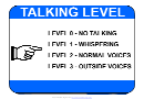 Talking Level Sign Template