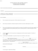 Form Rs-3 - Notification To The Attorney General Of The State Of New York Of Abandonment Of Offering