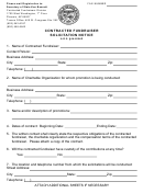 Contracted Fundraiser Solicitation Notice
