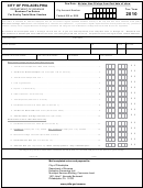 Business Tax Return For Use By Trade Show Vendors Form - City Of Philadelphia Department Of Revenue - 2011