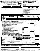 Income Tax Return Form - 2008