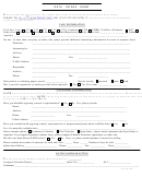 Oath Intake Sheet Form