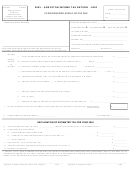 Form Br - Addyston Income Tax Return - 2003 Printable pdf
