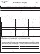 Form 840-a - Cigarette Distributor's Affi Davit For Tax Rebate Of Cigarette Taxes Paid