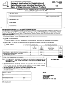 Form Dtf-719-mn - Renewal Application For Registrarion Of Retail Dealers And Vending Machines For Sales Of Cigarettes And Todacco Products