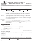 Form Gr-4868 - To File Grayling Income Tax Return