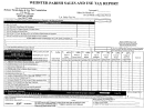Webster Parish Sales And Use Tax Report Form - Webster Parish - Louisiana