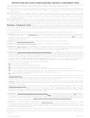 Instructions For Form Pv-pp-1a - Kansas Personal Property Assessment - 2006
