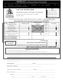 Business And Occupation Tax Return - City Of Tumwater - 2010