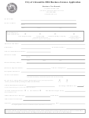 Business License Application Form 2004 - City Of Alexandria, Virginia