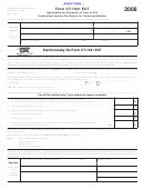 Form Ct-1041 Ext - Application For Extension Of Time To File Connecticut Income Tax Return For Trusts And Estates - 2008