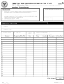 Form X - Itemized Expenditures - Mississippi Secretary Of State