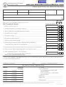 Form 54-014a - Iowa Mobile/manufactured/modular Home Owner Application For Reduced Tax Rate - 2008