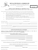 Application For Resale Certificate (s) - 2004