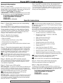 Form Eft-1 Instructions - 2009