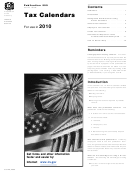 Irs Publication 509 - Tax Calendars - 2010