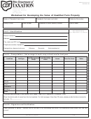 Estate Tax Form 35 - Worksheet For Developing The Value Of Qualified Farm Property