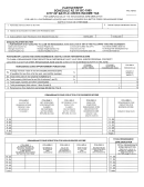 Form Bc-1065 - Schedule Rz, Income Tax - City Of Battle Creek