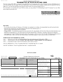 Form Dr 1093 - Transmittal Of State W-2s And 1099s - 2004