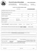 Sales Tax License Application - City And County Of Broomfield