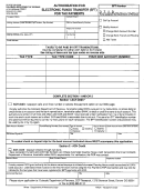 Form Dr 5785 - Authorization For Electronic Funds Transfer (eft) For Tax Payments - Colorado Department Of Revenue