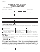 Form Dr 1089 - Colorado Tax Amnesty Application And Request For Agreement To Pay Installment Plan - 2003