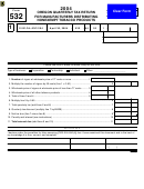 Fillable Form 532 - Oregon Quarterly Tax Return For Manufacturers Distributing Nonexempt Tobacco Products - 2004 Printable pdf