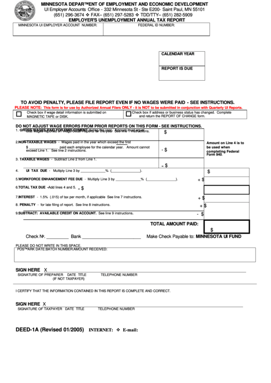 form-deed-1a-employer-s-unemployment-annual-tax-report-printable-pdf