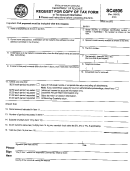 Form Sc4506 - Request Of Copy Of Tax Form Or Tax Account Information