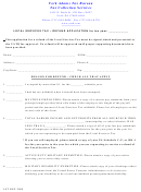 Form Lst Ref-2008 - Local Services Tax Refund Application For Tax Year