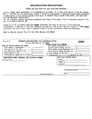 Form W-3 - Monroe Withholding Tax Reconciliation - 2004