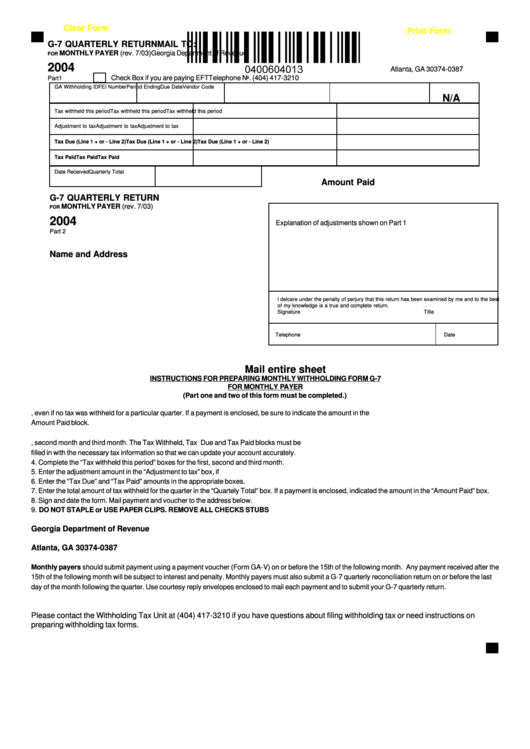 fillable-form-g-7-quarterly-return-2004-printable-pdf-download