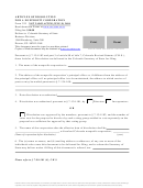 Form 325 - Articles Of Dissolution For A Nonprofit Corporation - 2004