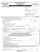 Form Ir - Hillsboro Income Tax Return 2010