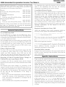 Instruction For Form 120x - Amended Corporation Income Tax Return - 2006 Printable pdf