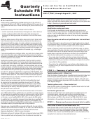 Form St-100.10-I - Quarterly Schedule Fr Instructions - 2007 Printable pdf